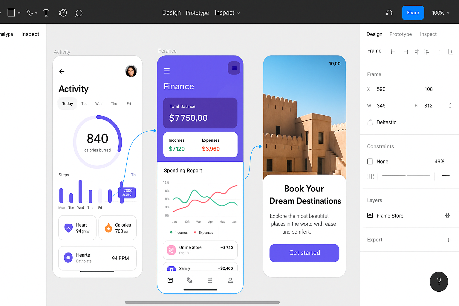 تصميم واجهات وتجربة المستخدم (UI/UX)
